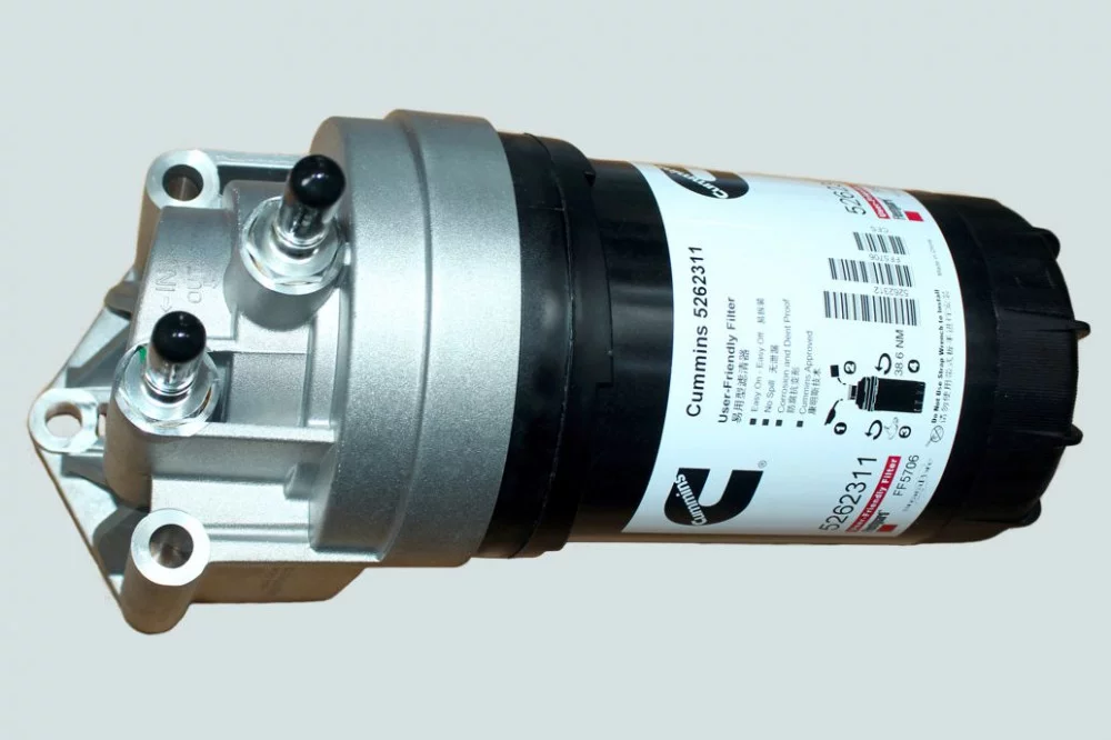 фото головка топл. фильтра в сборе с фильтром ff5706 fleetguard  (isf3.8) 5262312 